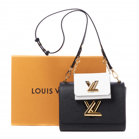 キュート上品【Louis Vuitton】Twist MM ツイスト MM バッグ LOUIS VUITTON Epi Twist MM and Twisty Black White 1049699