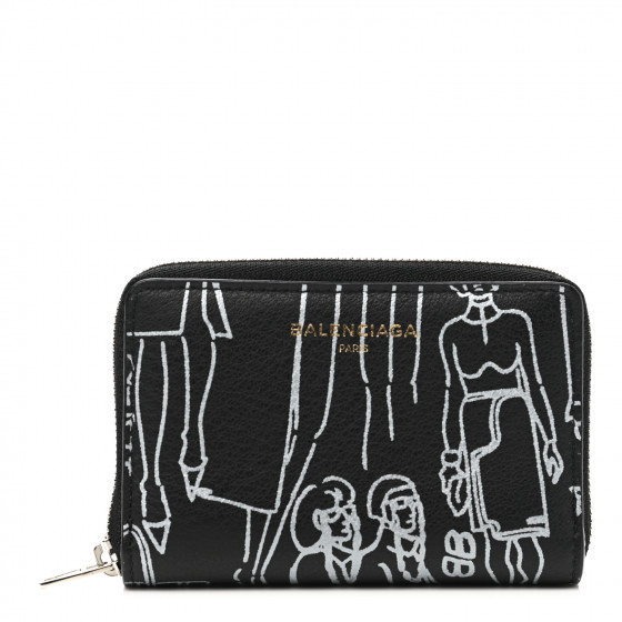 小物 BALENCIAGA EVERYDAY MINI WALLET Balenciaga Tri-fold Wallet Blue Women's LE CAGOLE MINI