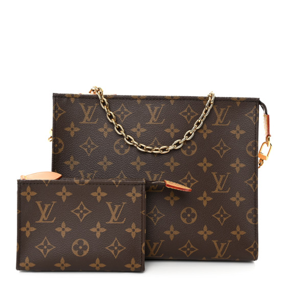 LOUIS VUITTON Monogram Toiletry Pouch On Chain