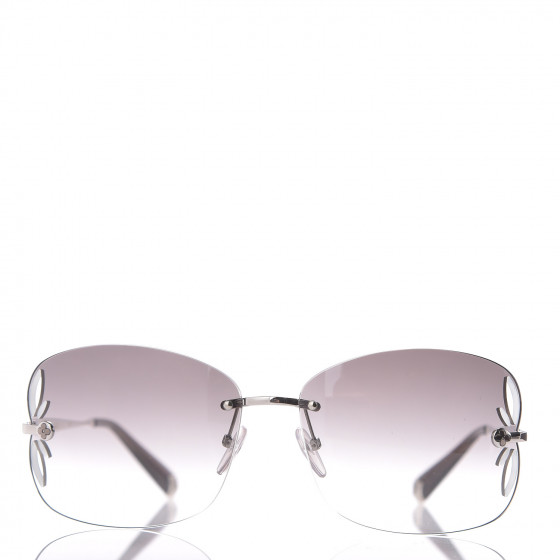 LOUIS VUITTON Lily Glitter Sunglasses Z0308U Dark Grey