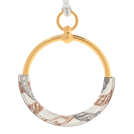 HERMES Swift Grand Loop Pendant Necklace Della Cavalleria