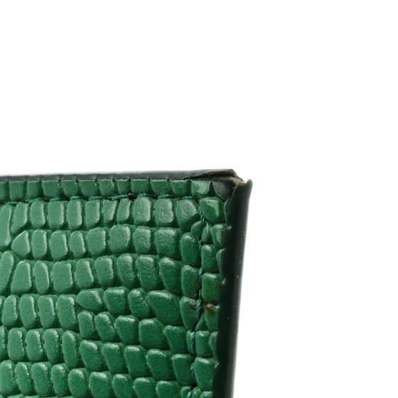 MIU MIU Vernice Lizard Embossed Wallet Mango 1403968