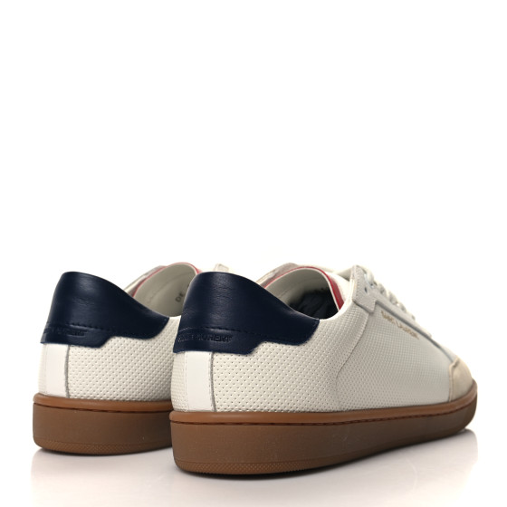 スニーカー SAINT LAURENT COURT CLASSIC SL/10 LEATHER SNEAKERS Saint Laurent Court Classic SL/10 Leather Sneakers | White