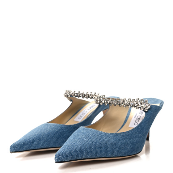 ゴージャス☆Jimmy Choo ABEL100 クリスタル パンプス NEON BLUE ゴージャス☆Jimmy Choo ABEL100 クリスタル パンプス NEON BLUE