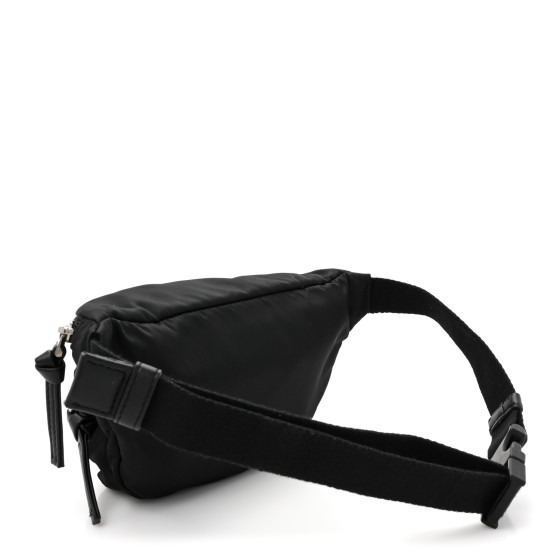 DOLCE GABBANA Nylon Logo Belt Bag Black 1502220 | FASHIONPHILE