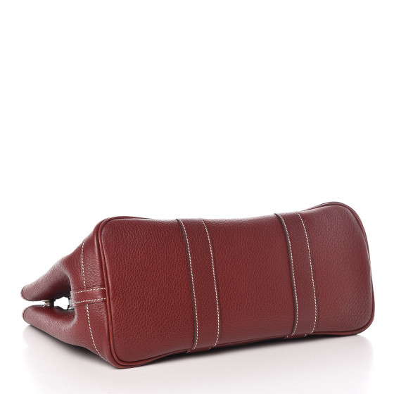 HERMES Negonda Garden Party 30 TPM Rouge H 362173 | FASHIONPHILE