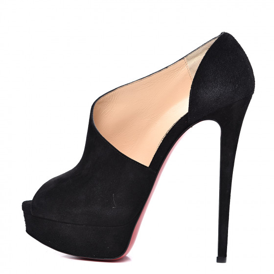 【送料&関税込】Christian Louboutin Black Veau Velours Condo Louis - High-top sneakers - Veau velours - Black - Men