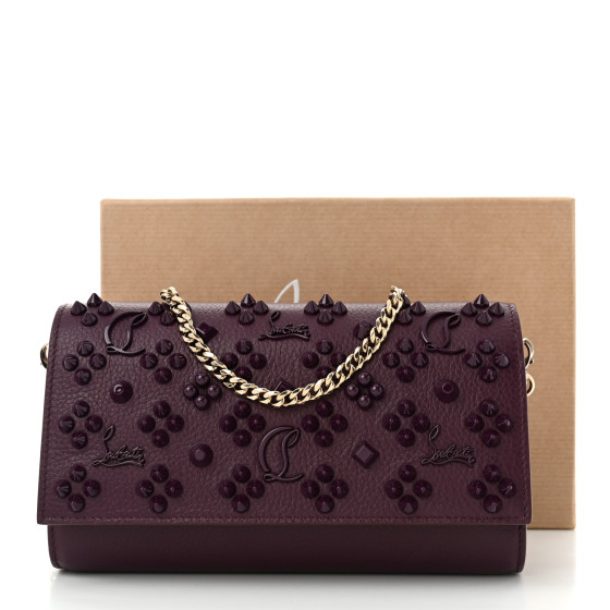 Christian Louboutin パーティーバッグ CHRISTIAN LOUBOUTIN Cabata spiked leather tote - Enny Monaco