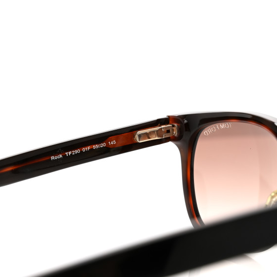 TOM FORD Acetate Rock Sunglasses TF290 Black 1662110