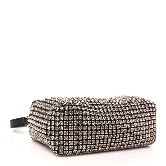 ALEXANDER WANG Mesh Crystal Rhinestone Mini Heiress Pouch