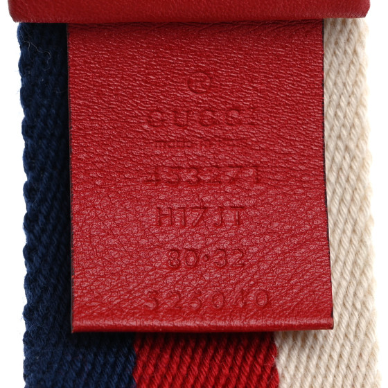 GUCCI ベルト 80/32 Gucci Made In Italy Gg Marmont Embossed Leather Belt Black