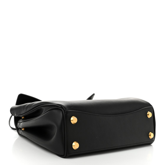 【関税&送料込】Balenciaga Balenciaga Smooth Black Calfskin Balenciaga Smooth Black Calfskin Medium Rodeo Bag from