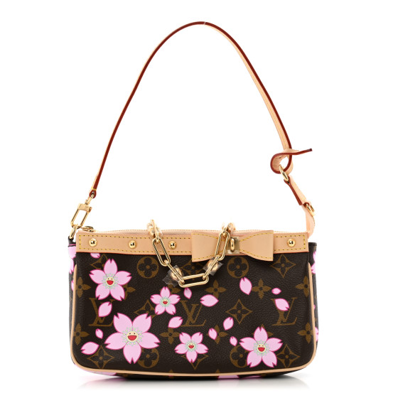 LOUIS VUITTON LV X TM Monogram Pochette Accessories Sakura