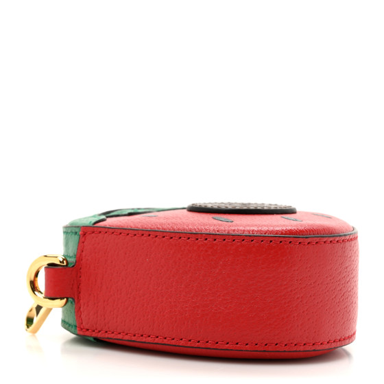 GUCCI Textured Dollar Calfskin Retro Interlocking G Fruttini