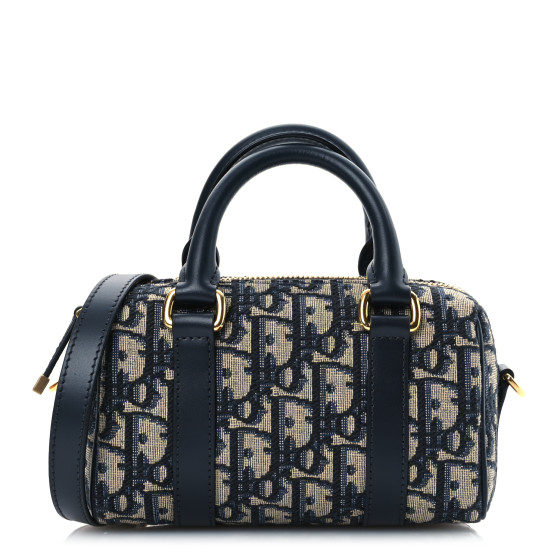 CHRISTIAN DIOR Oblique Nano Groove 17 Bag Blue 1660772