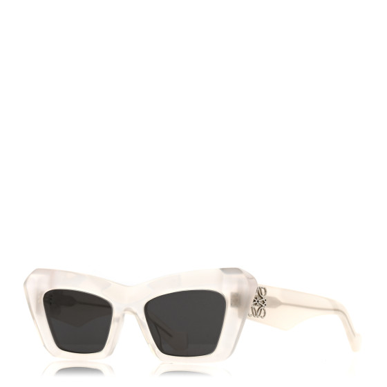 LOEWE Acetate Cat Eye Sunglasses LW40036I White 1665812