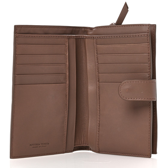 BOTTEGA VENETA Nappa Intrecciato Continental Wallet Mink