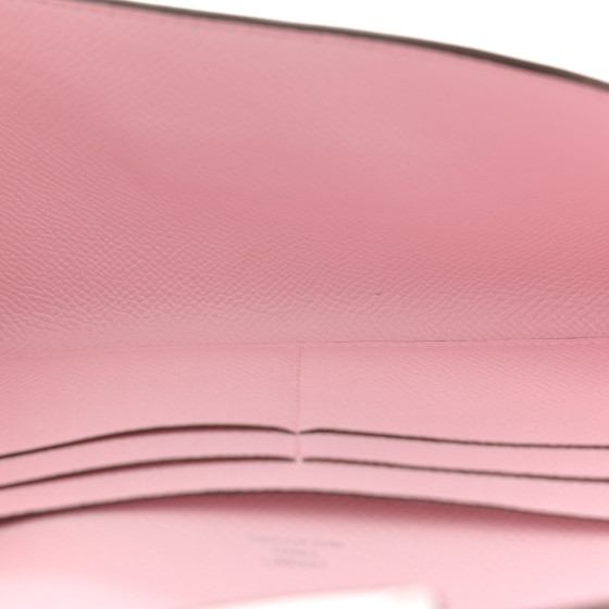 人気{HERMES} Portefeuille New H Passant Compact Rose Darling HERMES Epsom Maillon Wallet To Go Rose Darling 1667972