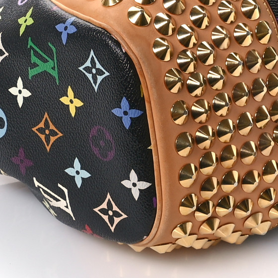 LOUIS VUITTON Monogram Multicolor Chrissie Black 1664979