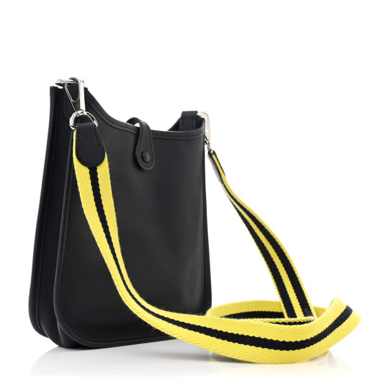 HERMES Epsom Amazone Evelyne TPM Bleu Indigo Lime 1665193