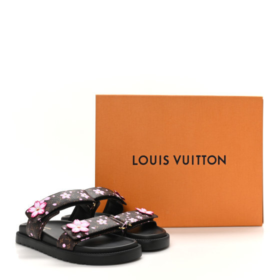 LOUIS VUITTON LV X TM Monogram LV Sunset Flat Comfort Mule