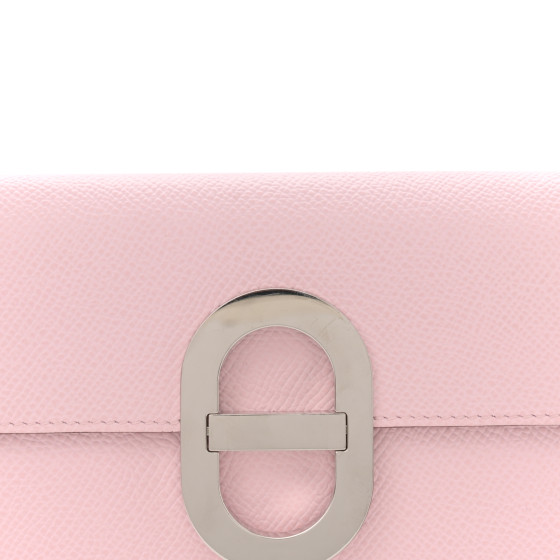 HERMES Epsom Maillon Wallet To Go Rose Darling 1667972