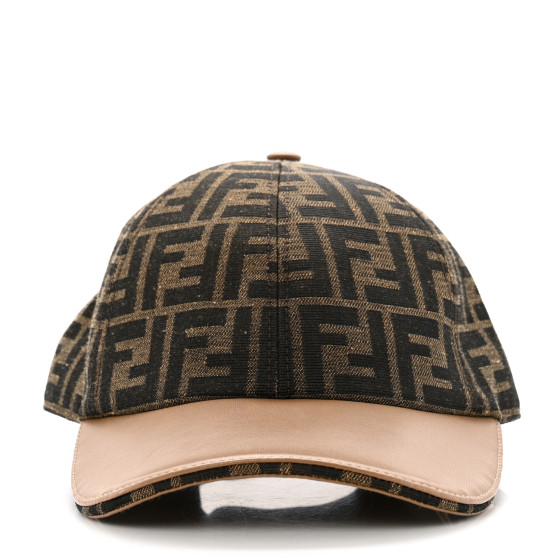 ハット FENDI FF monogram cap Brown Fendi - All over logo baseball cap brown - The Corner