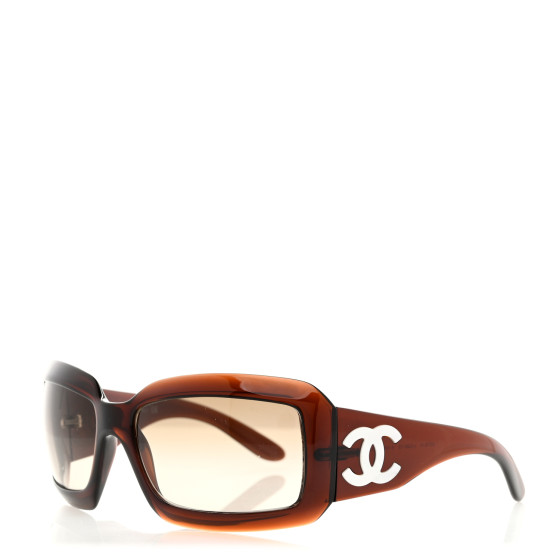 【希少】CHANEL sunglasses 芸能人着用 5076-H 美品 ココ CHANEL Mother of Pearl Sunglasses 5076-H Brown 1667775