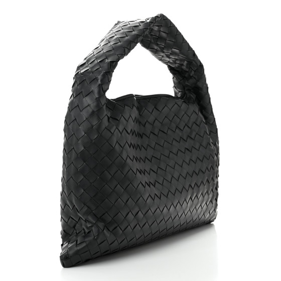 BOTTEGA VENETA Calfskin Intrecciato Small Hop Ardoise