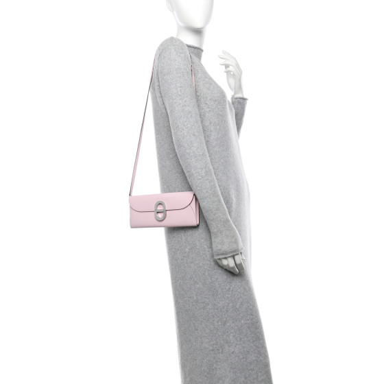 HERMES Epsom Maillon Wallet To Go Rose Darling 1667972