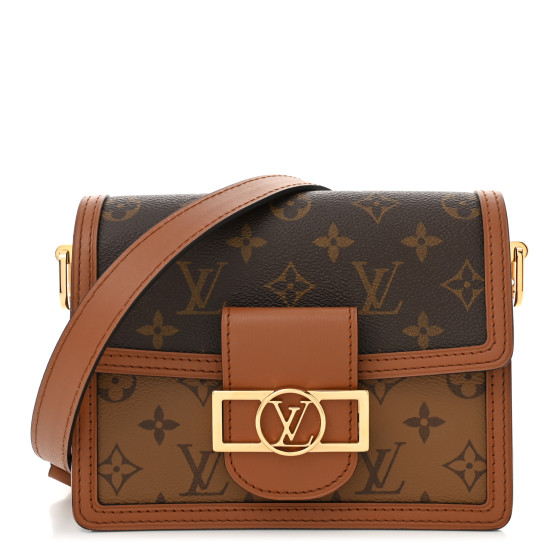 入手困難★希少【LOUISVUITTON】Mini Dauphine Monogram Reverse Louis Vuitton Reverse Monogram Mini Dauphine - Brown