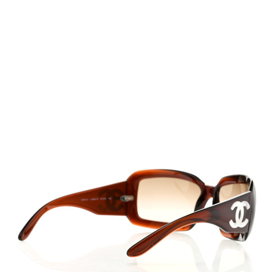 CHANEL Mother of Pearl Sunglasses 5076-H Brown 1667775