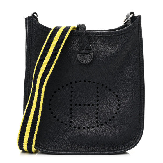 HERMES Epsom Amazone Evelyne TPM Bleu Indigo Lime 1665193