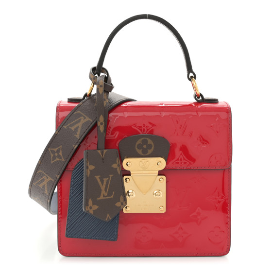LOUIS VUITTON Vernis Epi Monogram Spring Street Scarlet