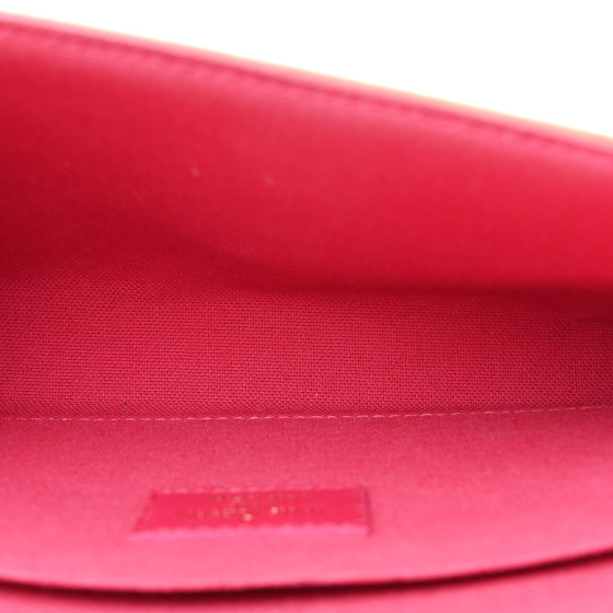 LOUIS VUITTON Damier Azur Studded Pochette Felicie Chain