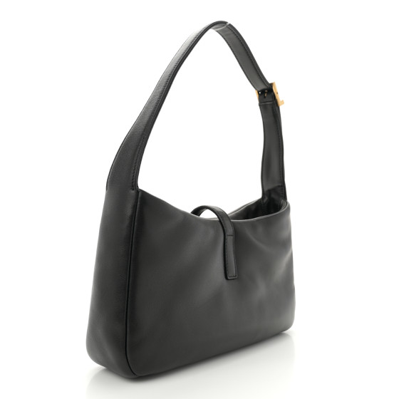【SAINT LAURENT】BIG Sale★Padded LE 5 A 7 ホーボーバッグ SAINT LAURENT Padded Lambskin Le 5 A 7 Hobo Black 1666017