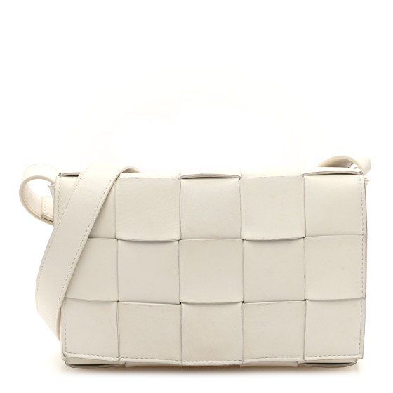 BOTTEGA VENETA Lambskin Maxi Intrecciato Cassette Crossbody