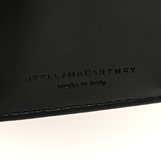 折りたたみ財布 Stella Mccartney Black Shaggy Deer Small Falabella Wallet STELLA MCCARTNEY Shaggy Deer Small Falabella Flap Wallet