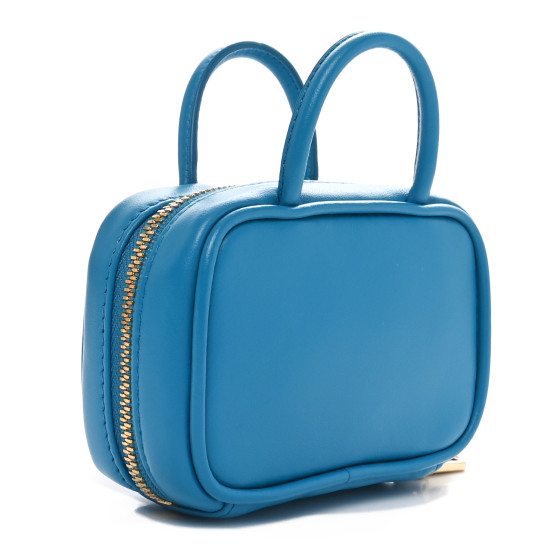 MIU MIU Calfskin Micro Beau Bag Voyage Blue 1661271
