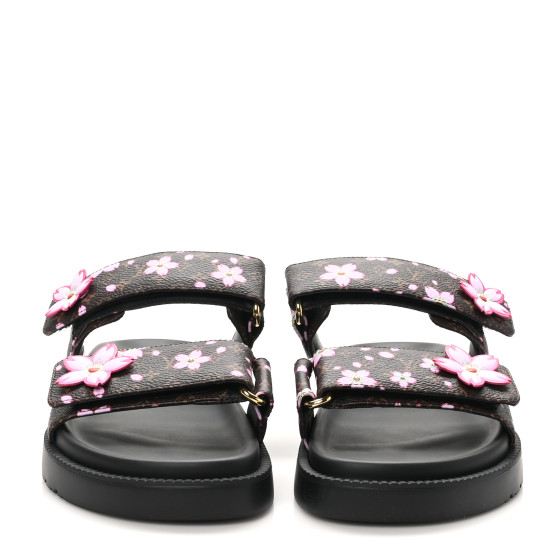 コラボ【LOUIS VUITTON × 村上隆】LV Sunset Flat ComfortMule Louis Vuitton x Takashi Murakami LV Sunset Flat Comfort Mule