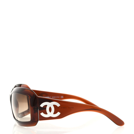 CHANEL Mother of Pearl Sunglasses 5076-H Brown 1667775