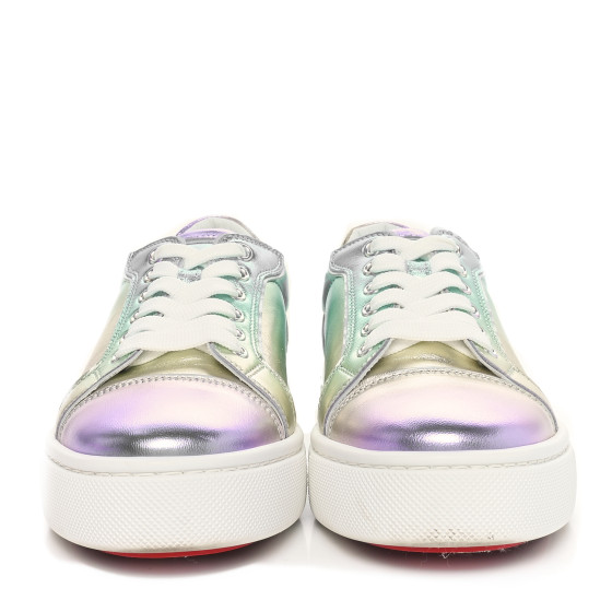 EU37.5 クリスチャン ルブタン 白ピンク緑 slinback安定 240A EU37.5 クリスチャン ルブタン 白ピンク緑 slinback安定 240A