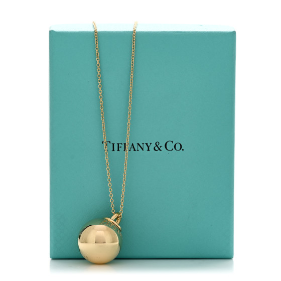 【Tiffany&Co】HardWear☆18k Yellow Gold Ball ネックレス TIFFANY 18K Yellow Gold 12.75mm HardWear Ball Pendant