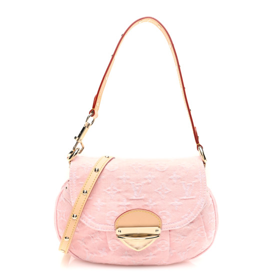 LOUIS VUITTON Monogram Denim Sunset Washed Pink 1654448