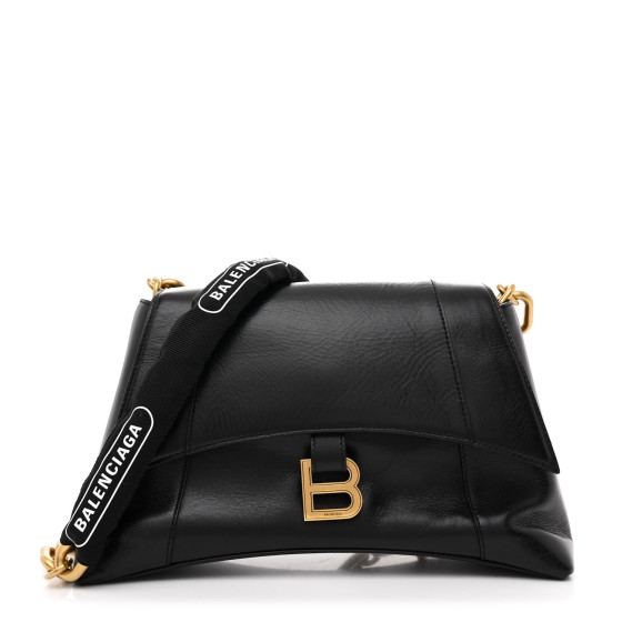 BALENCIAGA Hourglass XS croc-effect leather tote | NET-A-PORTER