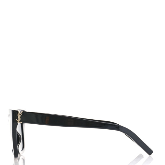 SAINT LAURENT Acetate Cat Eye Sunglasses SL M143 Black