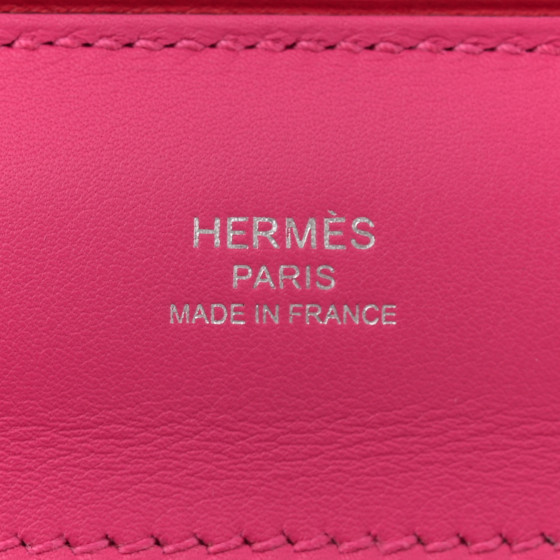 HERMES Evercolor Swift 24/24 21 Rose Mexico Rouge De Coeur