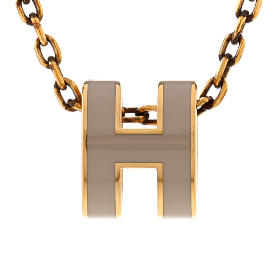 HERMES Mini Pop H pendant マロングラッセ×ゴールド 国内即発 HERMES Mini Pop H pendant マロングラッセ×ゴールド 国内即発
