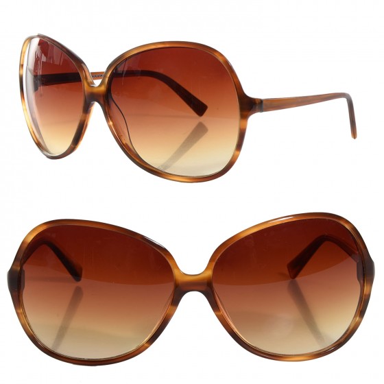 OLIVER PEOPLES ラウンドサングラス Chelsea ブラウン 美品