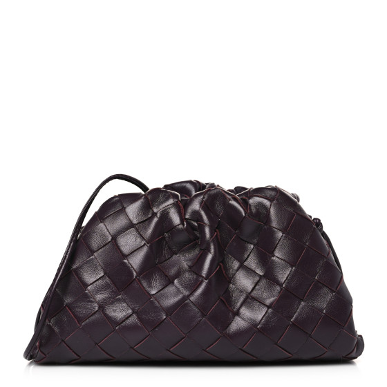 BOTTEGA VENETA Nappa Intrecciato The Mini Pouch Grape